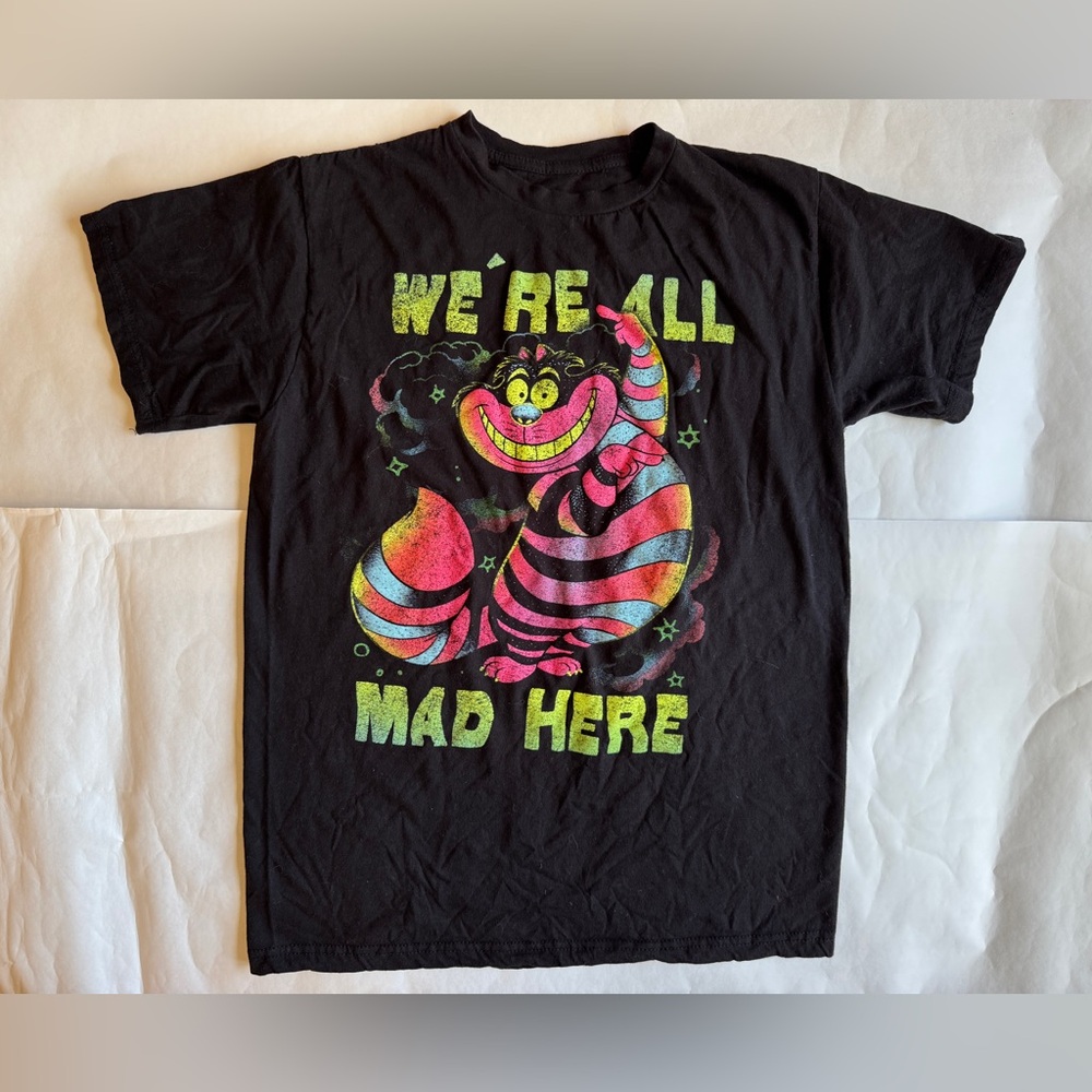 Disney Cheshire Cat - We're All Mad Here Graphic Tee